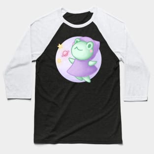 Frog witch reading the future in the universe - Magical and cute witches Baseball T-Shirt